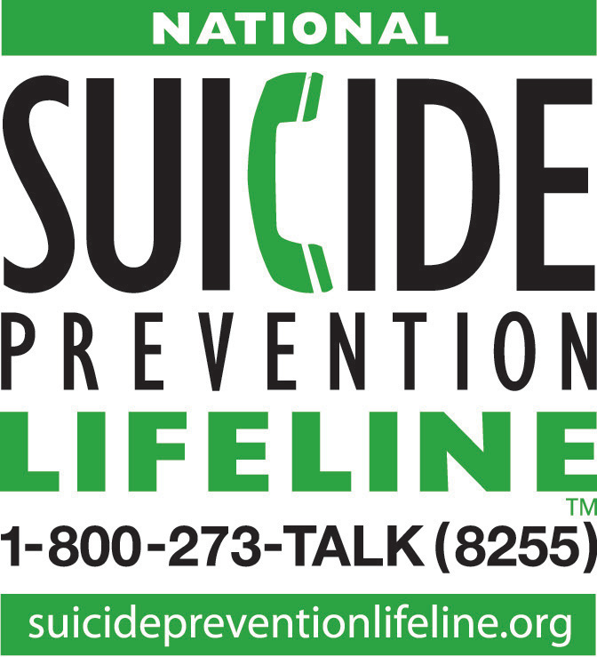 Suicide prevention life line 1-800-273-8255